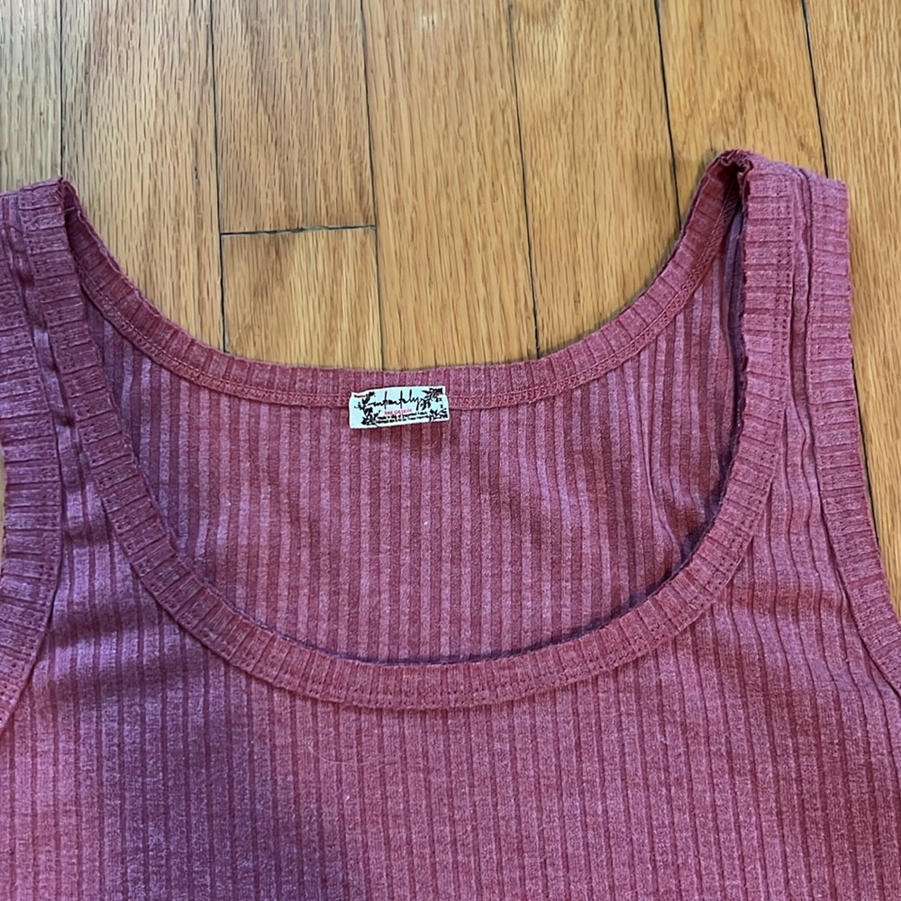 Free People Ribbed Tank Top - Picture 3 of 4